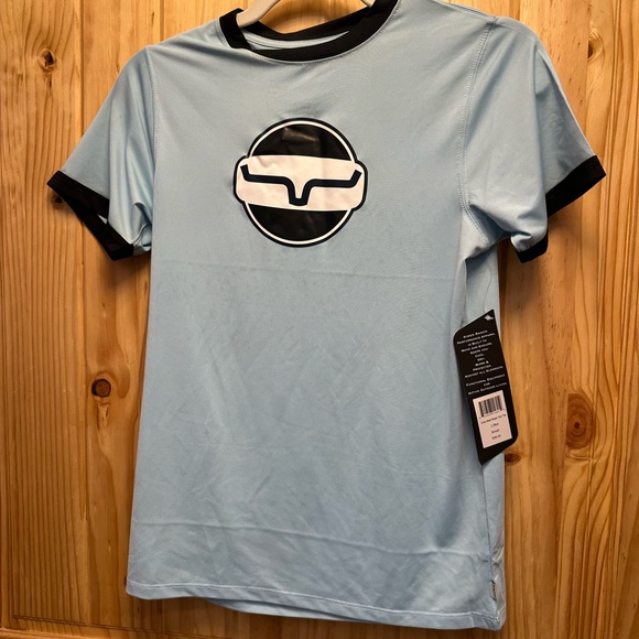 Kimes Ranch Tops - Kimes Ranch Light Blue Short Sleeve Tee